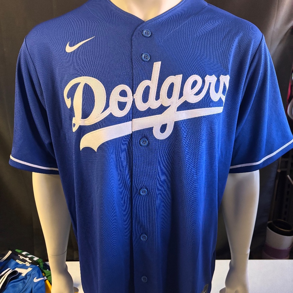 New mens large Nike Los Angeles Dodgers baseball jersey